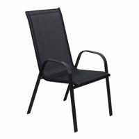 Modern kültéri szék, fekete - CIGALE - Butopêa